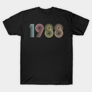 Vintage 1988 32nd Birthday Men Women T-Shirt